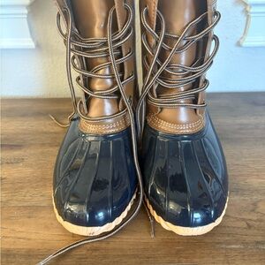 Sporto Women's Black and Brown Winter Boots